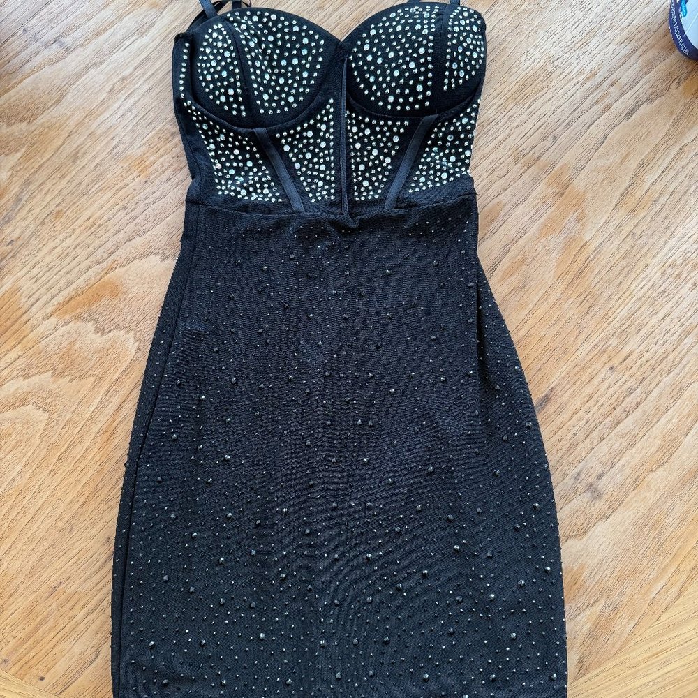 Windsor Rhinestone Cocktail Dress, Size Small - Picture 2 of 3